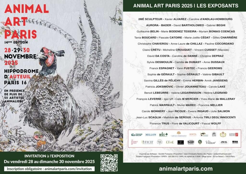 expo marie joelle cedat artiste animalier